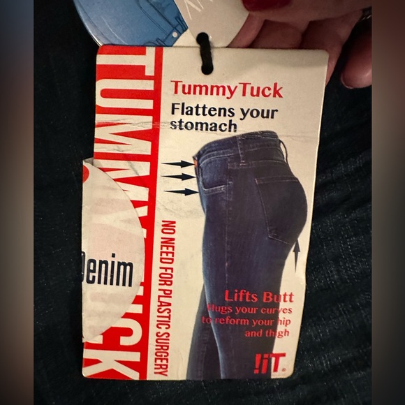 Tiffany Skinny It jeans Dark Blue Wash Size 12 - Picture 5 of 6